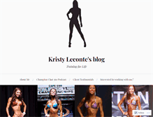 Tablet Screenshot of kristyleconte.com